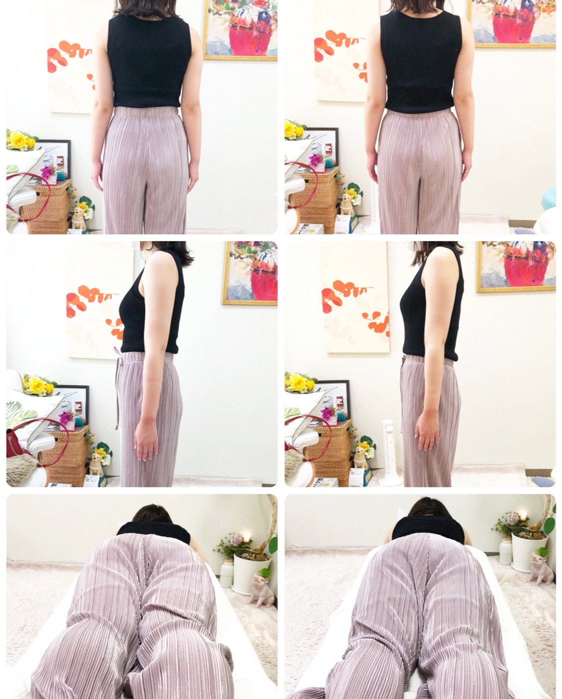 猫背改善 50分 1回の症例写真｜さくら整体院 奈良