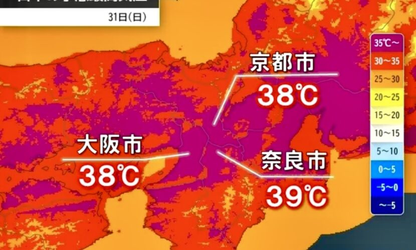 奈良市気温