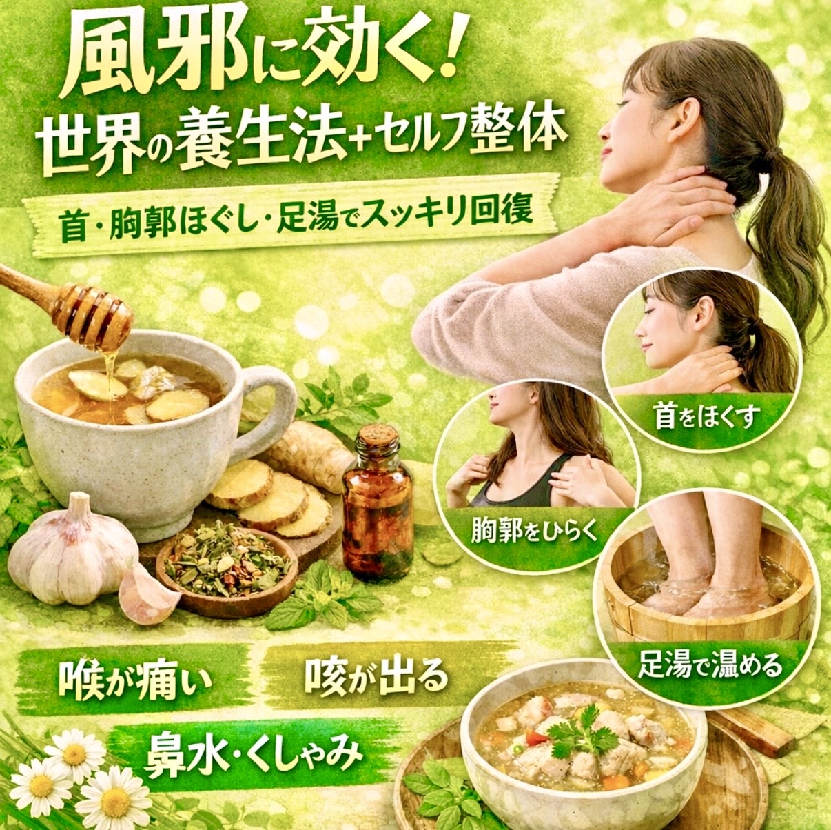 奈良市セルフ整体・風邪