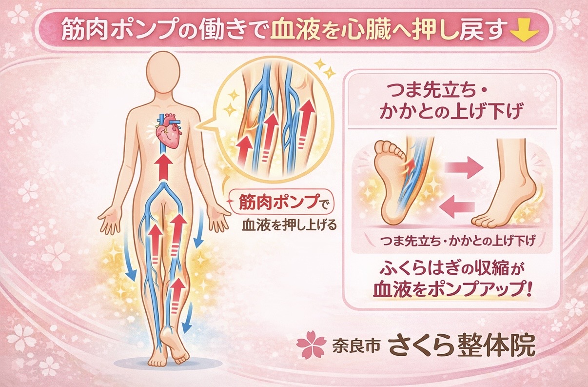 奈良市 ふくらはぎ整体｜第二の心臓ケアと下肢循環を整える整体