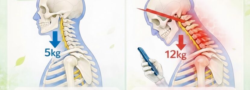 スマホネック・ストレートネック