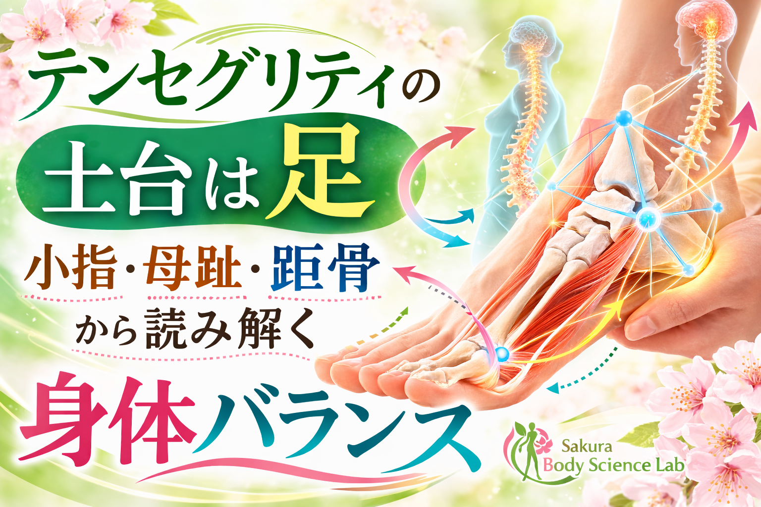 足テンセグリティと身体バランス