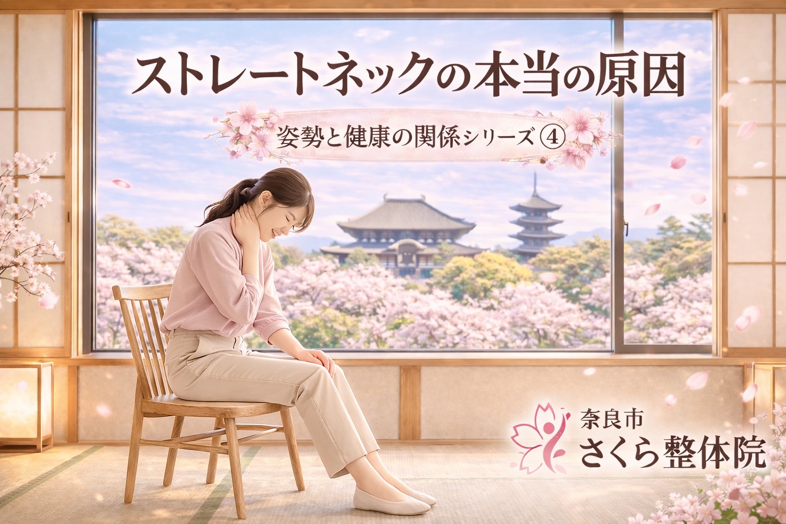 美姿勢シリーズ ④ 奈良市さくら整体院 » 奈良市の整体 さくら整体院 美姿勢シリーズ ④ 奈良市さくら整体院