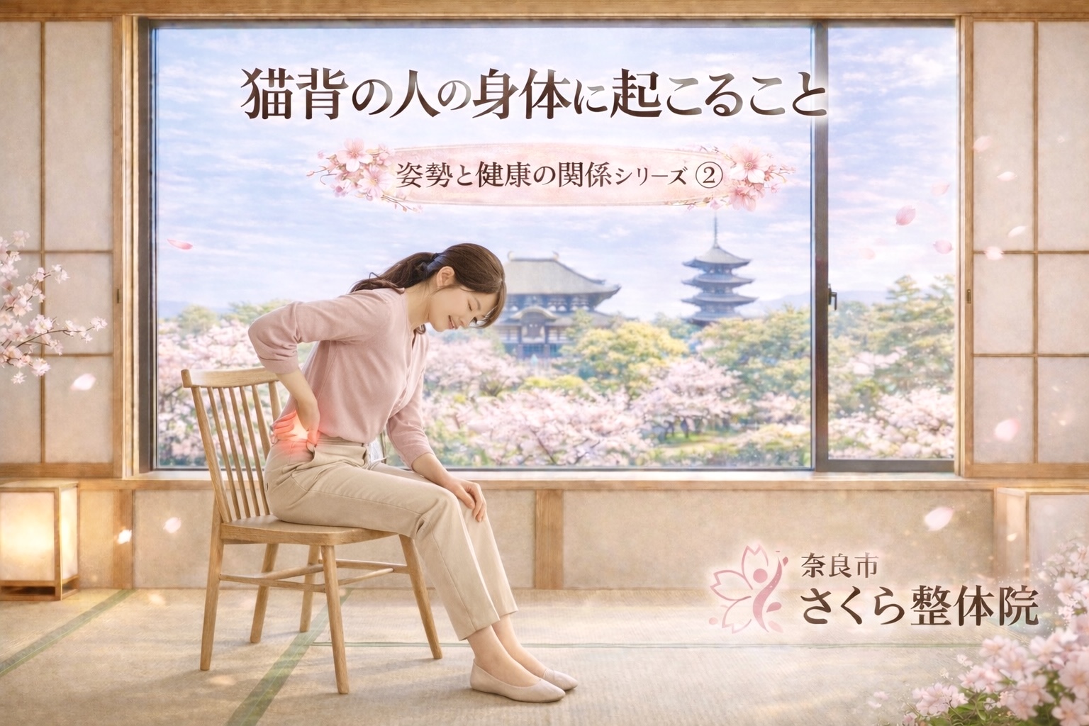 美姿勢シリーズ ② 奈良市さくら整体院 » 奈良市の整体 さくら整体院 美姿勢シリーズ ② 奈良市さくら整体院