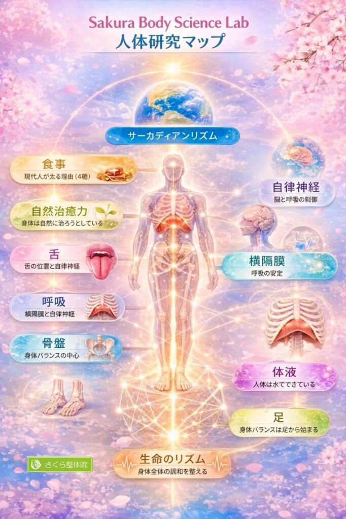 Sakura Body Science Lab 人体研究マップ