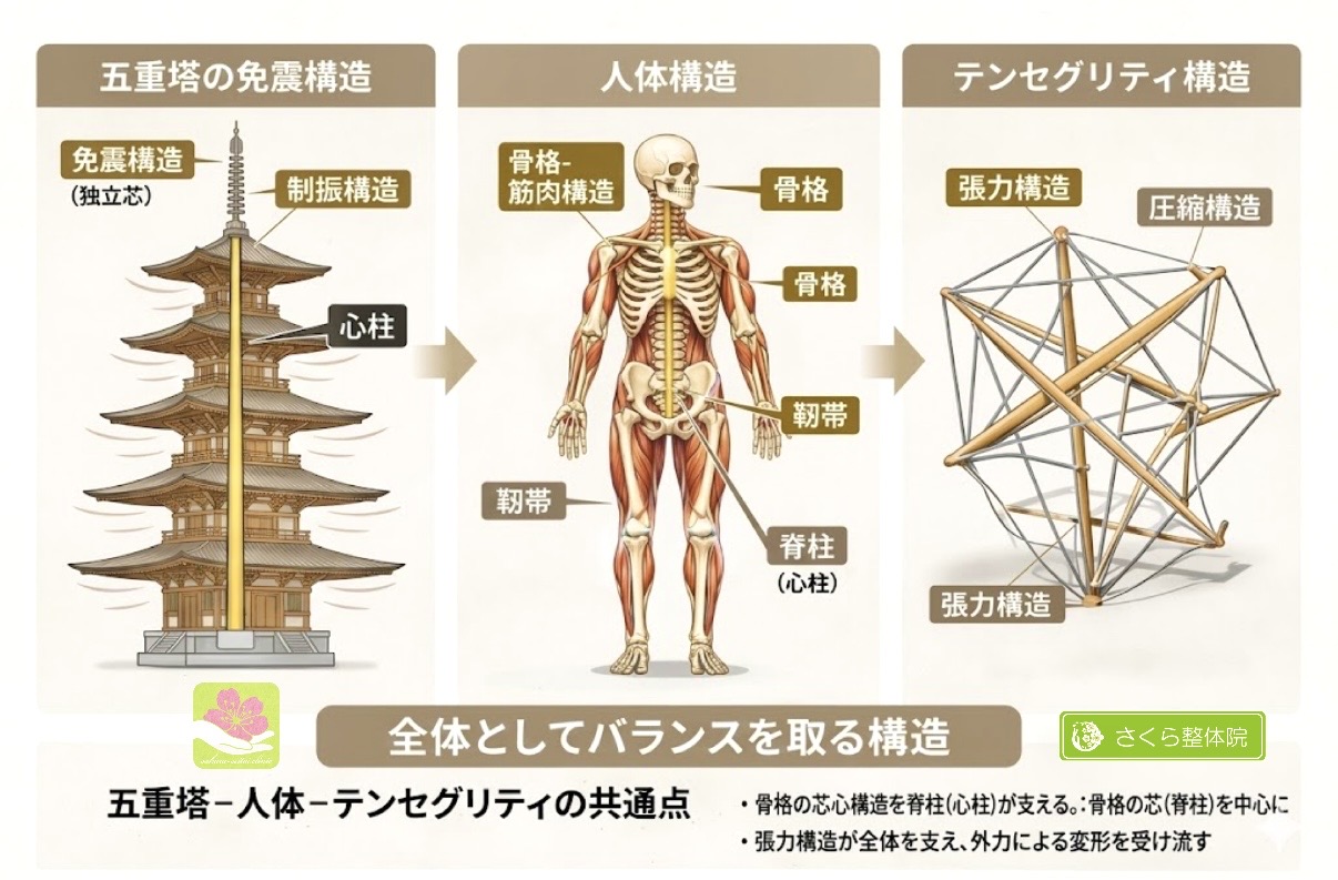 法隆寺の五重塔