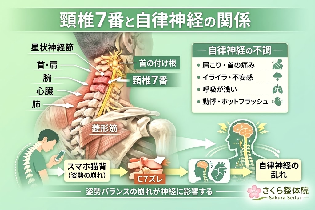 整体 頚椎7番 自律神経
