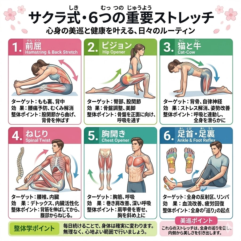 奈良市 さくら整体院 ストレッチ