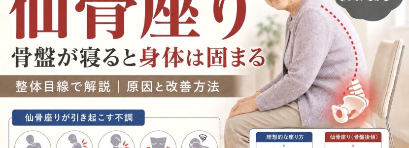 仙骨座り腰痛