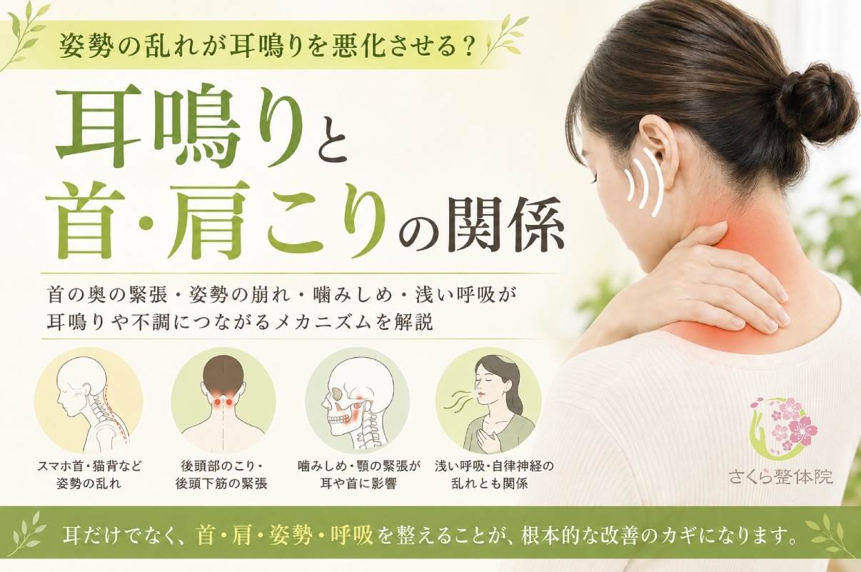 奈良市肩こり耳鳴り整体